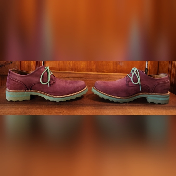 Fluevog Kaya Burgundy - Picture 4 of 10